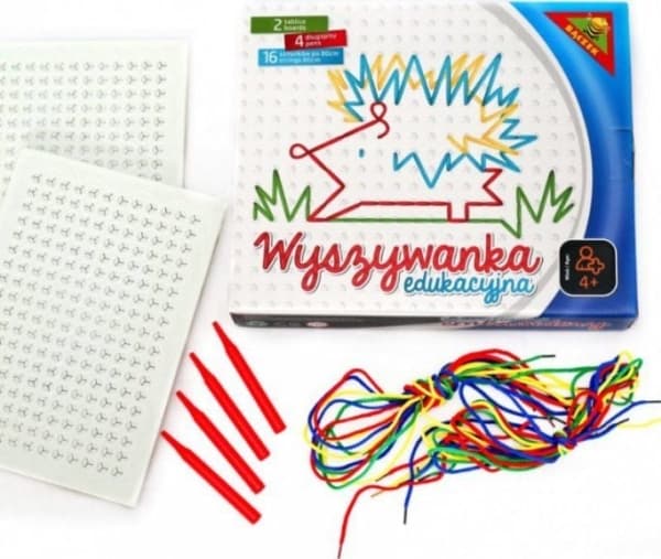 tpk1 Educational Colorful Strings Embroidery (CZ18017) |