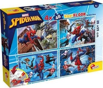 Lisciani LISCIANI LISCIANI MARVEL PUZZLE DF MAXI FLOOR 4 X 48 SPIDERMAN
