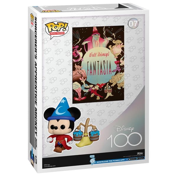 POP figure Movie Poster Disney 100th Fantasia Sorcerer s Apprentice Mickey