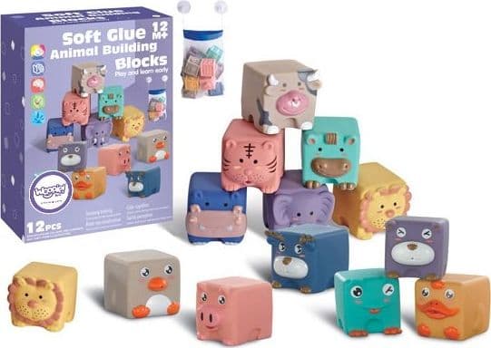 Woopie Soft sensorisk - pedagogiske blokker med figurer