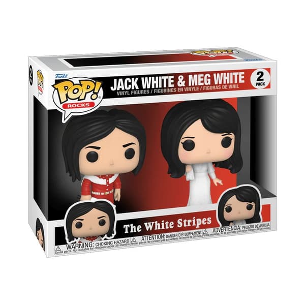 Funko Pop! Rocks The White Stripes Jack White And Meg White 2 Pack