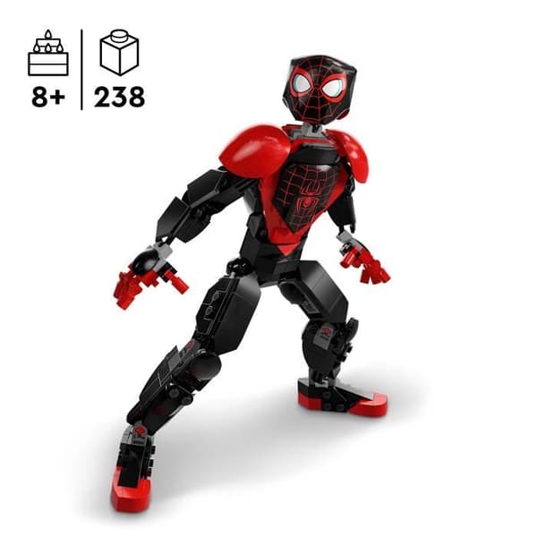 LEGO Marvel 76225 Miles Morales minifigur, Superhjälteleksak, Spider-Man-present