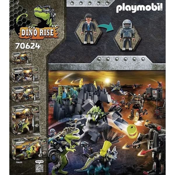 PLAYMOBIL - Dino Rise - Tyrannosaurus och jätterobot