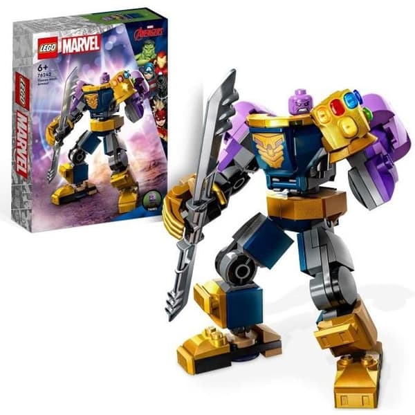 LEGO® Marvel 76242 Thanos Robotrustning - Superhjälteleksak - Avengers minifigur - Barn 6 år gamla