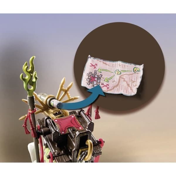 PLAYMOBIL - Novelmore - Sal'ahari Sands - Mammoth Skeleton Attack - Unisex - Barn - Grå