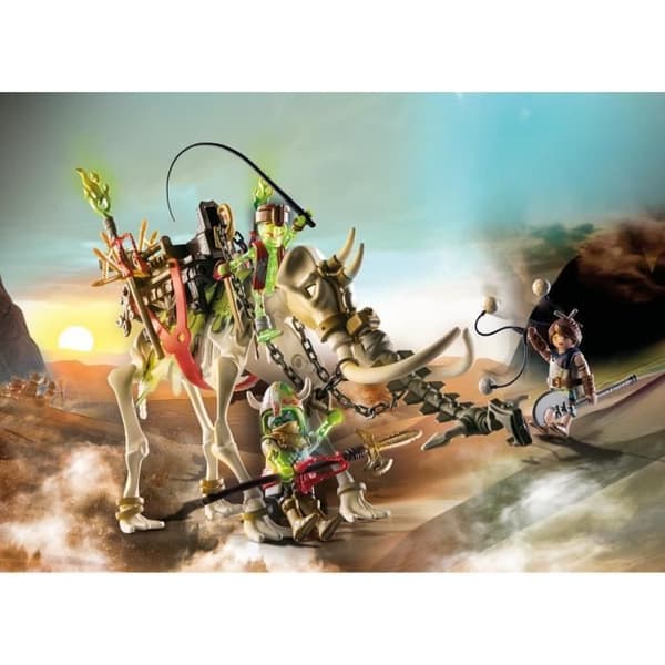 PLAYMOBIL - Novelmore - Sal'ahari Sands - Mammoth Skeleton Attack - Unisex - Barn - Grå
