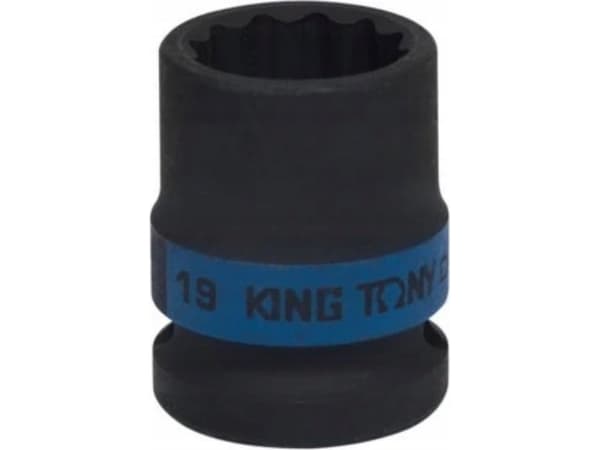 King Tony KING TONY 1/2" 12-vinkel slaghylsa 19x38