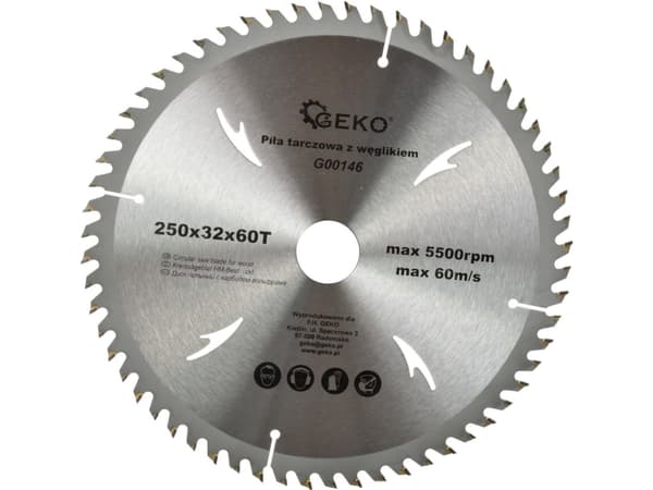 Geko WIDIA 250*32*60z /B... G00146 - G00146