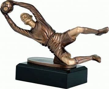 Victoria Sport støpt figur - Målvakt (TPFR863/BR)