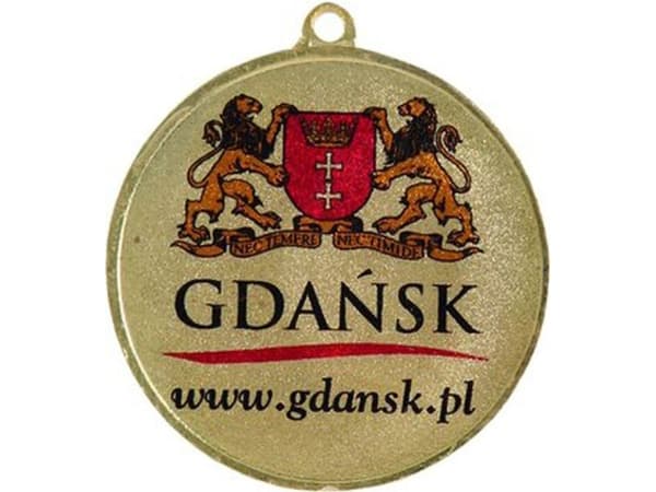 Victoria Sport Medal złoty ogólny z miejscem na emblemat 50 mm medal