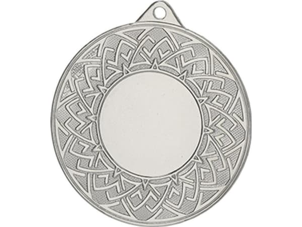 Victoria Sport General silver medal with a space for a 25 mm emblem - steel