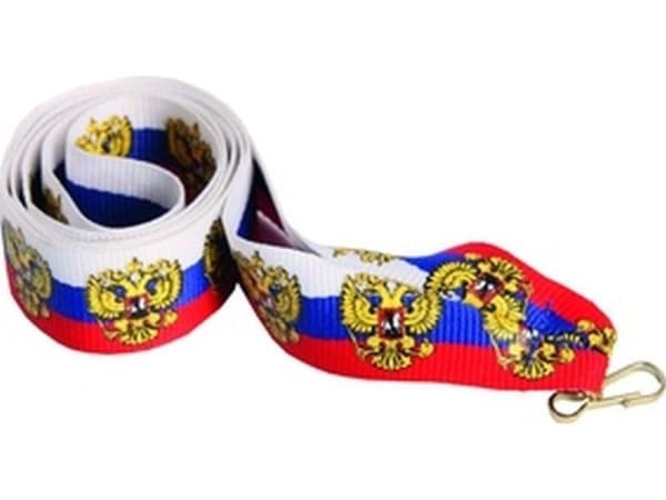 Victoria Sport Ribbon 22 mm - colors of Russia + eagle
