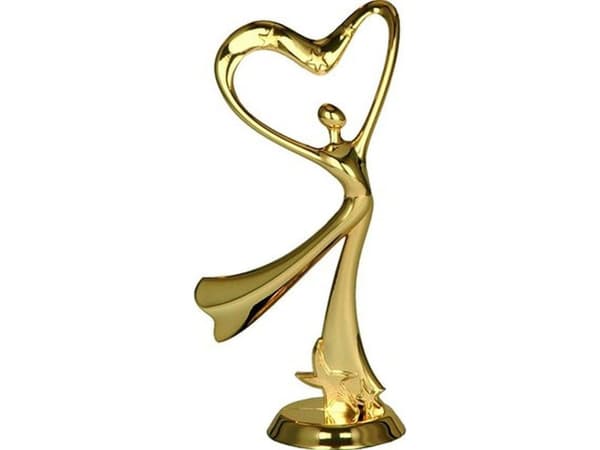 VS Gold plastfigur - dans F198/G