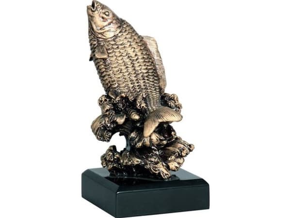 Victoria Sport Figurine Cast Carp Fish (RFST2028A/BR)