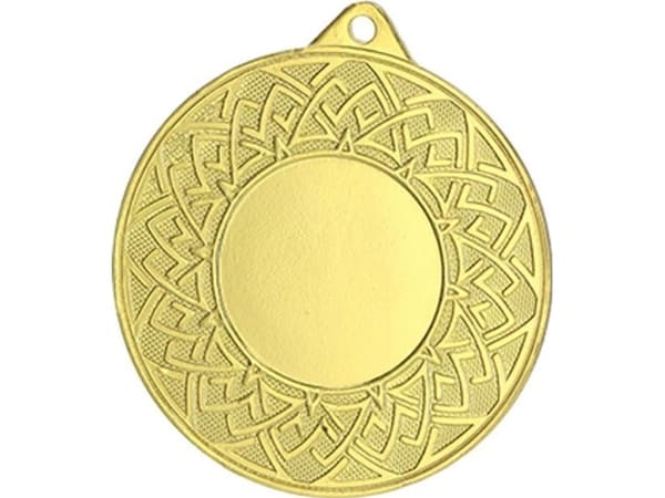 Victoria Sport Medal gold overall with a space for the emblem 25 mm - steel