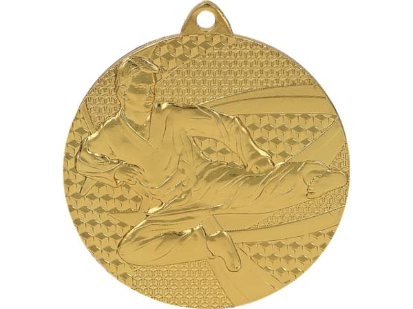 Triumph gullmedalje - karate - stålmedalje (MMC6650/G)