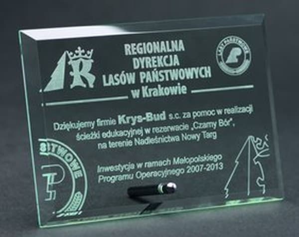 Victoria Sport kaiverrettu lasipokaali