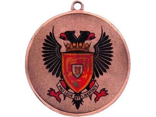 Victoria Sport Metallmedalje med fargerikt trykk LuxorJet MMC1740/B