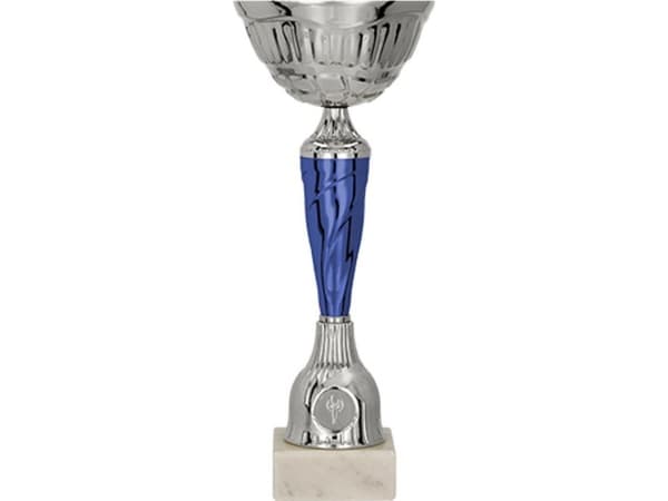 Victoria Sport Silver-blå metallkopp
