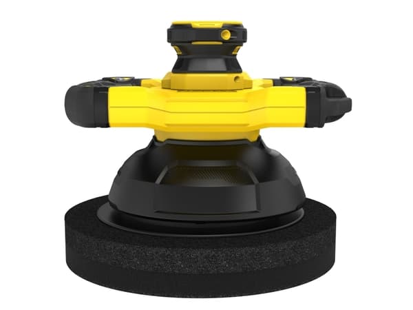 Stanley FATMAX SFMCE100B-XJ, Roterande polermaskin för bilen, 2800 RPM, Svart, Gul, Batteri