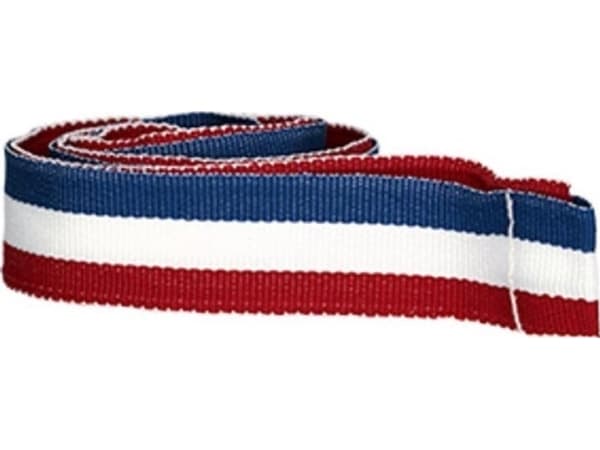 Victoria Sport Ribbon 20 mm - rød, hvit og blå