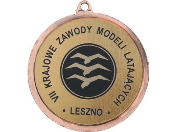 Victoria Sport Medal bronze - running - steel medal engraved on the laminate