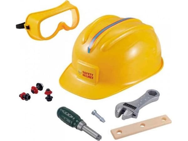Woopie WOOPIE Children's Tool Set DIY Kit Helmet Goggles 9 pcs.