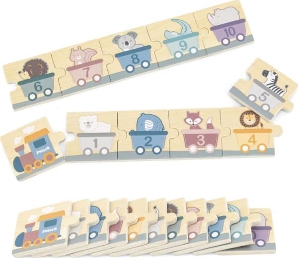Viga Toys VIGA PolarB tallpuslespill i tre