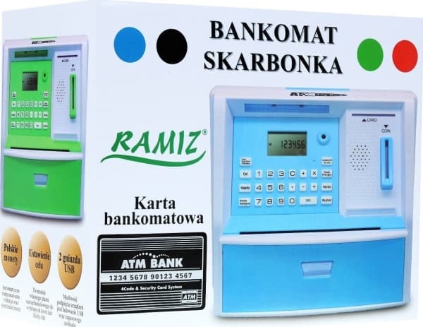 Ramiz BANKOMAT - SKARBONKA med polskt myntvärde