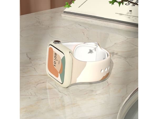 Hurtel Strap Moro armband för Apple Watch 6 / 5 / 4 / 3 / 2 (40mm / 38mm) silikonarmband armband för klocka moro (1)