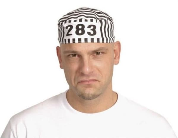 Boland 93900, Maskeradhatt, Vuxen, Hankoppling, Polyester, Svart, Vit, 1 styck