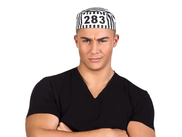 Boland 93900, Maskeradhatt, Vuxen, Hankoppling, Polyester, Svart, Vit, 1 styck