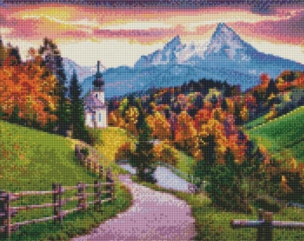Ideyka Diamantmosaikk - Høststillhet 40x50cm