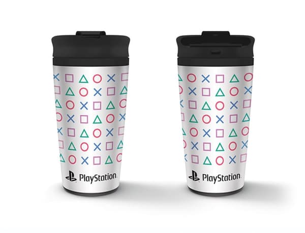 Pyramid Playstation (shapes) Metal Travel Mug