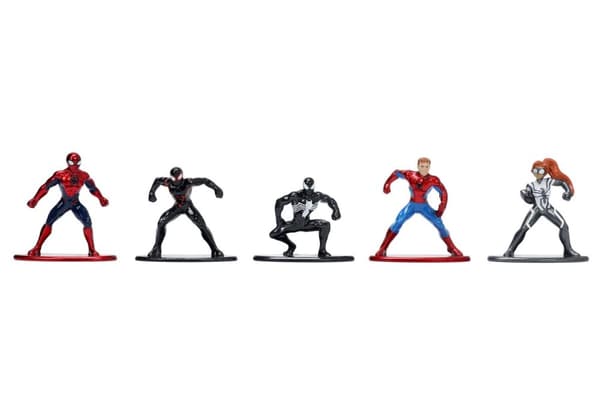 Marvel Spiderman Samlarfigurer Nano Metall 18-Pack