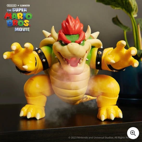 Nintendo Super Mario Movie 18cm 'Fire Breathing' Bowser Figure