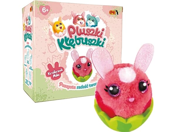 Epee EP Pluszki-Kłębuszki 32 elementer Mørk rosa Bunny Mila 8591945093803