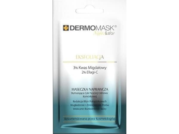 L`BIOTICA Dermomask Night Active Repair ansiktsmaske - Eksfoliering 12ml