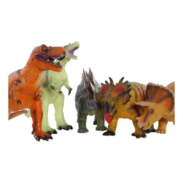 Dinosaur DKD Home Decor 6 enheder 48 x 23 x 34,5 cm Blød
