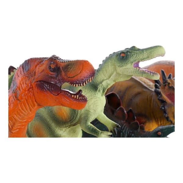 Dinosaur DKD Home Decor 6 enheder 48 x 23 x 34,5 cm Blød