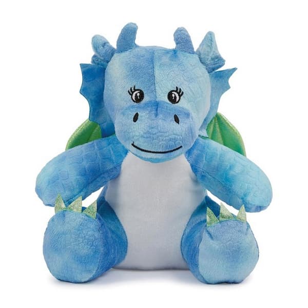 Mumbles Printme Mini Dragon Plush Toy Blue M