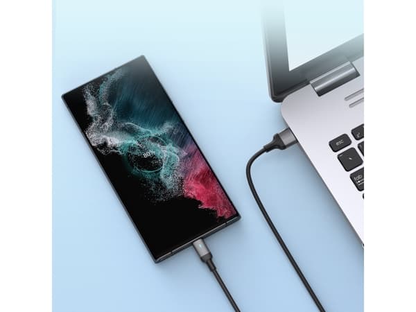 Joyroom USB-kabel Joyroom USB - USB C 3A-kabel for rask lading og dataoverføring A10 Series 1,2 m svart (S-UC027A10)