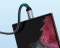 Miniatyrbilde 5 av 5: Joyroom USB-kabel Joyroom USB - USB C 3A-kabel for rask lading og dataoverføring A10 Series 1,2 m svart (S-UC027A10)