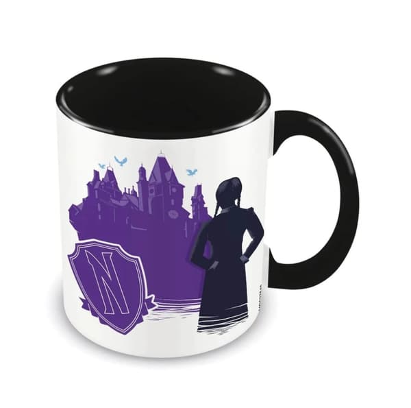 Pyramid Wednesday (teenage Purgatory) Black Coloured Inner Mug