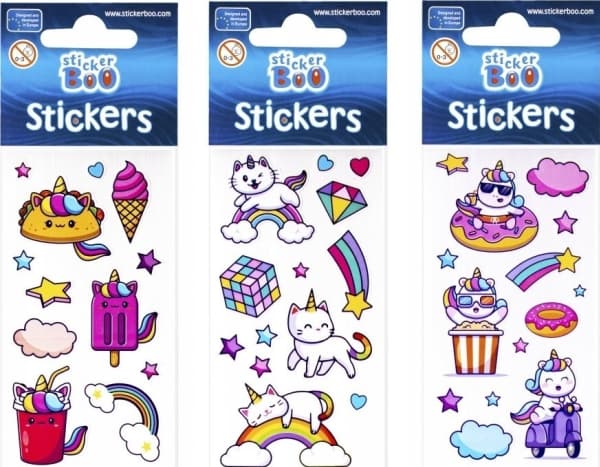 STICKERBOO STICKER 66X180 S-BOO UNICORN PBH 120/1800