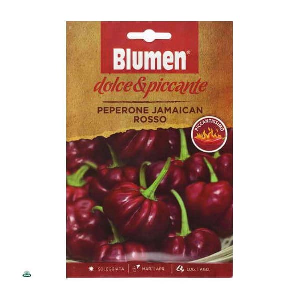 BUSTINA CON SEMI DI PEPERONE JAMAICAN PICCANTISSIMO ROSSO