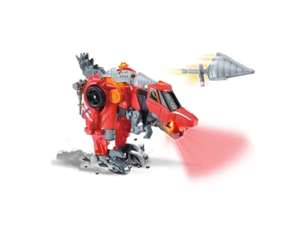 VTech Switch & Go Dino''s Fighter-Velociraptor, 3 År, Låter, Röd, 360 g