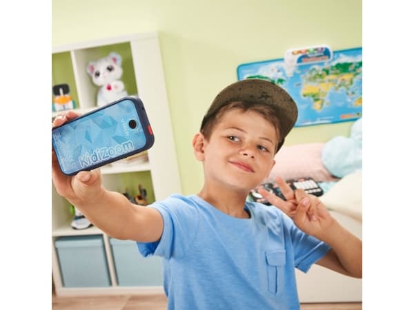 VTech KidiZoom Snap Touch, Smarttelefon for barn, 6 år, 130 g, Sort