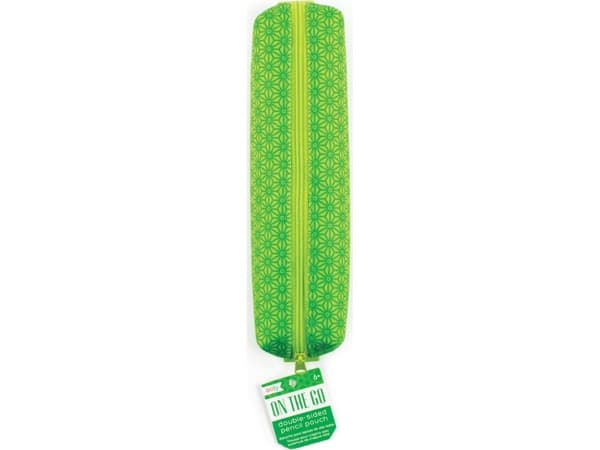 Pencil Case Colored Balloons Double-sided green pencil case