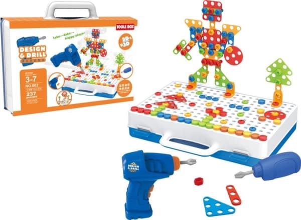 LeanToys Kreativa gör-det-själv-stenar Gör-det-själv-borrlåda